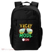 Retro Vacay Mode On Sunglasses Beach Swimming Summer Vibes Great Gift Backpack thumb 0