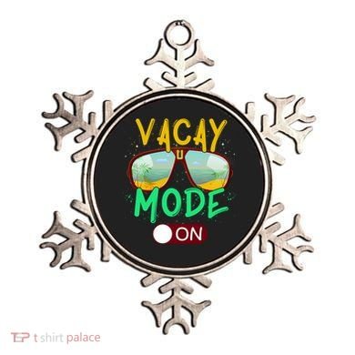Retro Vacay Mode On Sunglasses Beach Swimming Summer Vibes Great Gift Ornament
