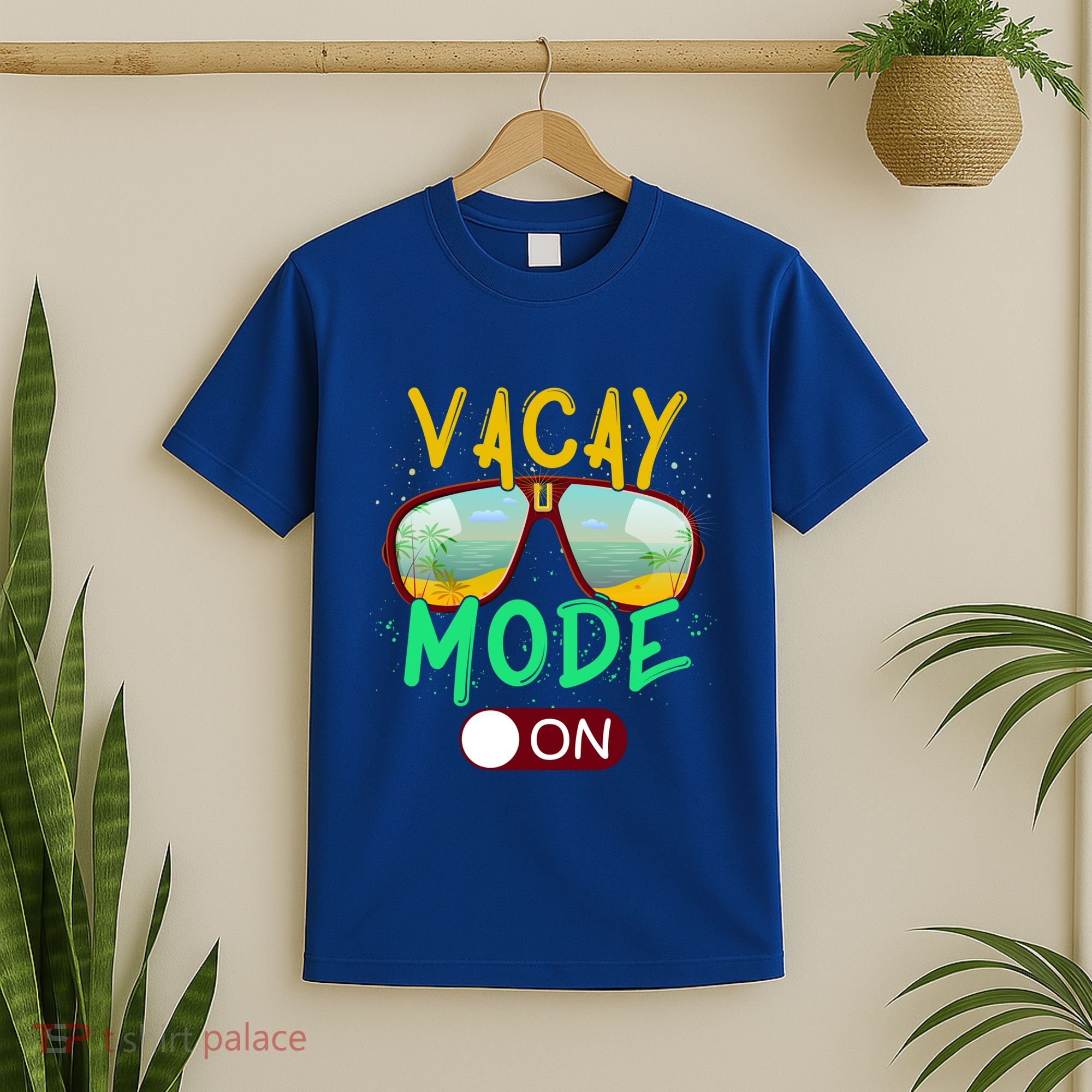 Retro Vacay Mode On Sunglasses Beach Swimming Summer Vibes Great Gift T-Shirt
