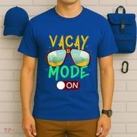 Retro Vacay Mode On Sunglasses Beach Swimming Summer Vibes Great Gift T-Shirt thumb 6