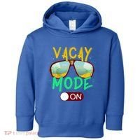 Retro Vacay Mode On Sunglasses Beach Swimming Summer Vibes Great Gift Toddler Hoodie thumb 0