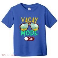 Retro Vacay Mode On Sunglasses Beach Swimming Summer Vibes Great Gift Toddler T-Shirt thumb 0