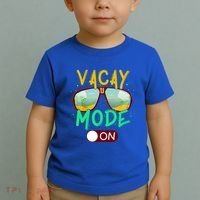 Retro Vacay Mode On Sunglasses Beach Swimming Summer Vibes Great Gift Toddler T-Shirt thumb 2