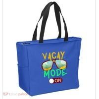 Retro Vacay Mode On Sunglasses Beach Swimming Summer Vibes Great Gift Tote Bag thumb 2
