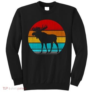 Retro Vintage Moose Sweatshirt