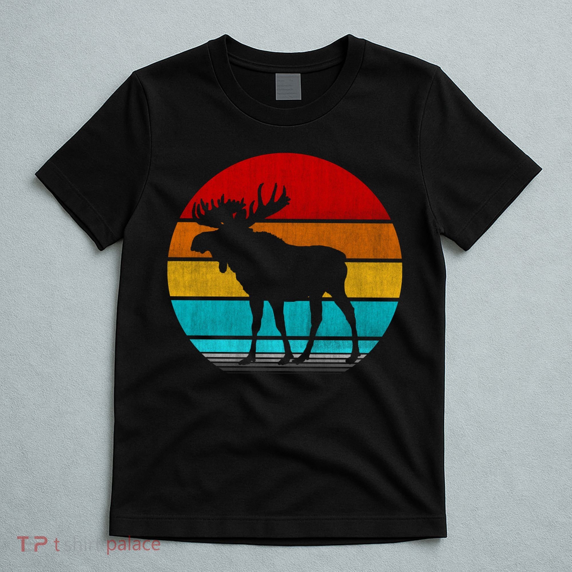 Retro Vintage Moose T-Shirt
