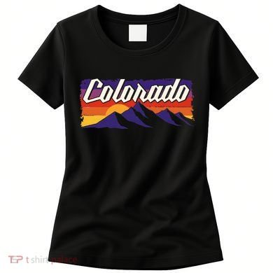 Retro Vintage Mountains Colorado Women's T-Shirt