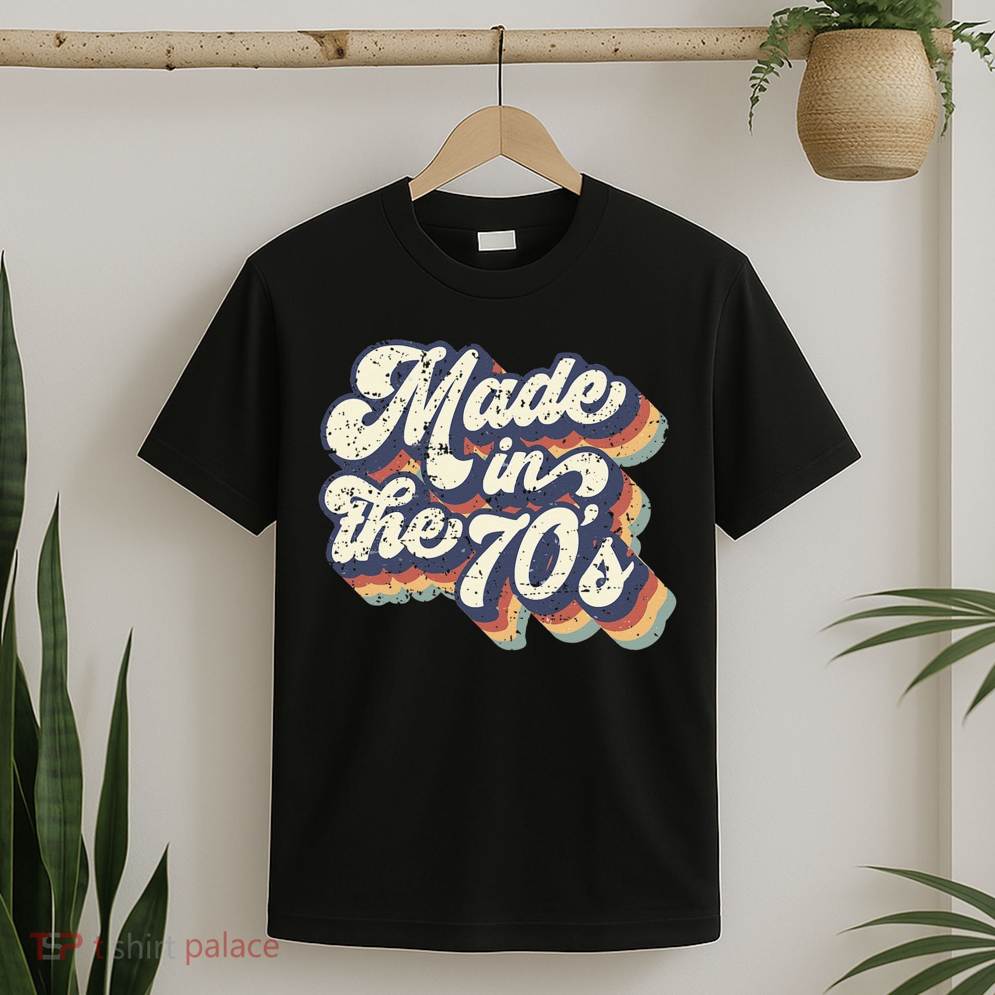 Retro Vintage Made In The 70s 1970s Born Birthday Day Gift T-Shirt