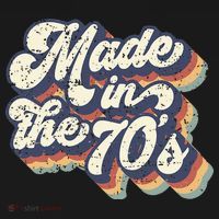 Retro Vintage Made In The 70s 1970s Born Birthday Day Gift T-Shirt thumb 7