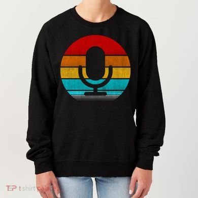 Retro Vintage Microphone Women's Sweatshirt