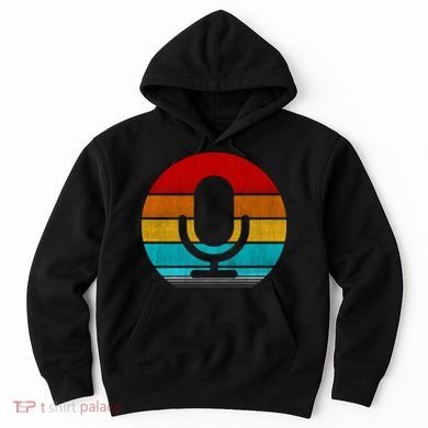 Retro Vintage Microphone Hoodie