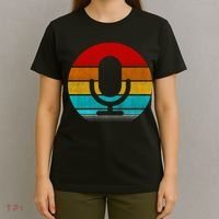 Retro Vintage Microphone T-Shirt thumb 4