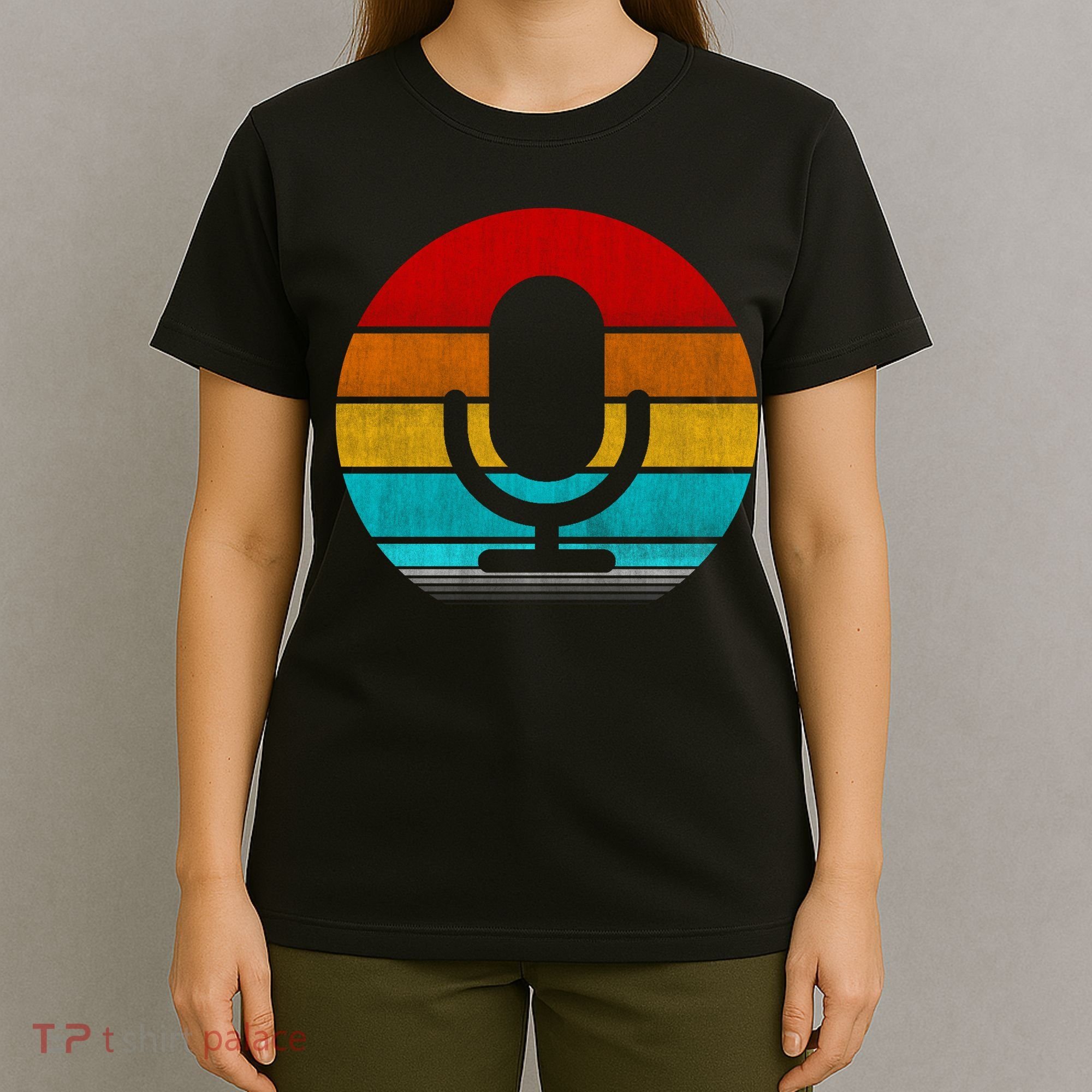 Retro Vintage Microphone T-Shirt
