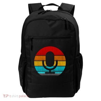 Retro Vintage Microphone Backpack