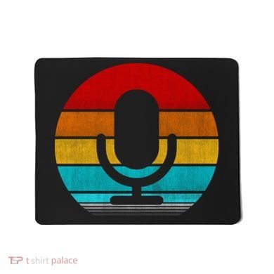 Retro Vintage Microphone Mousepad