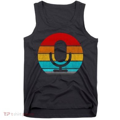 Retro Vintage Microphone Tank Top