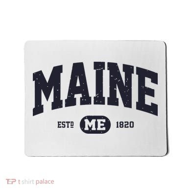 Retro Vintage Maine Mousepad
