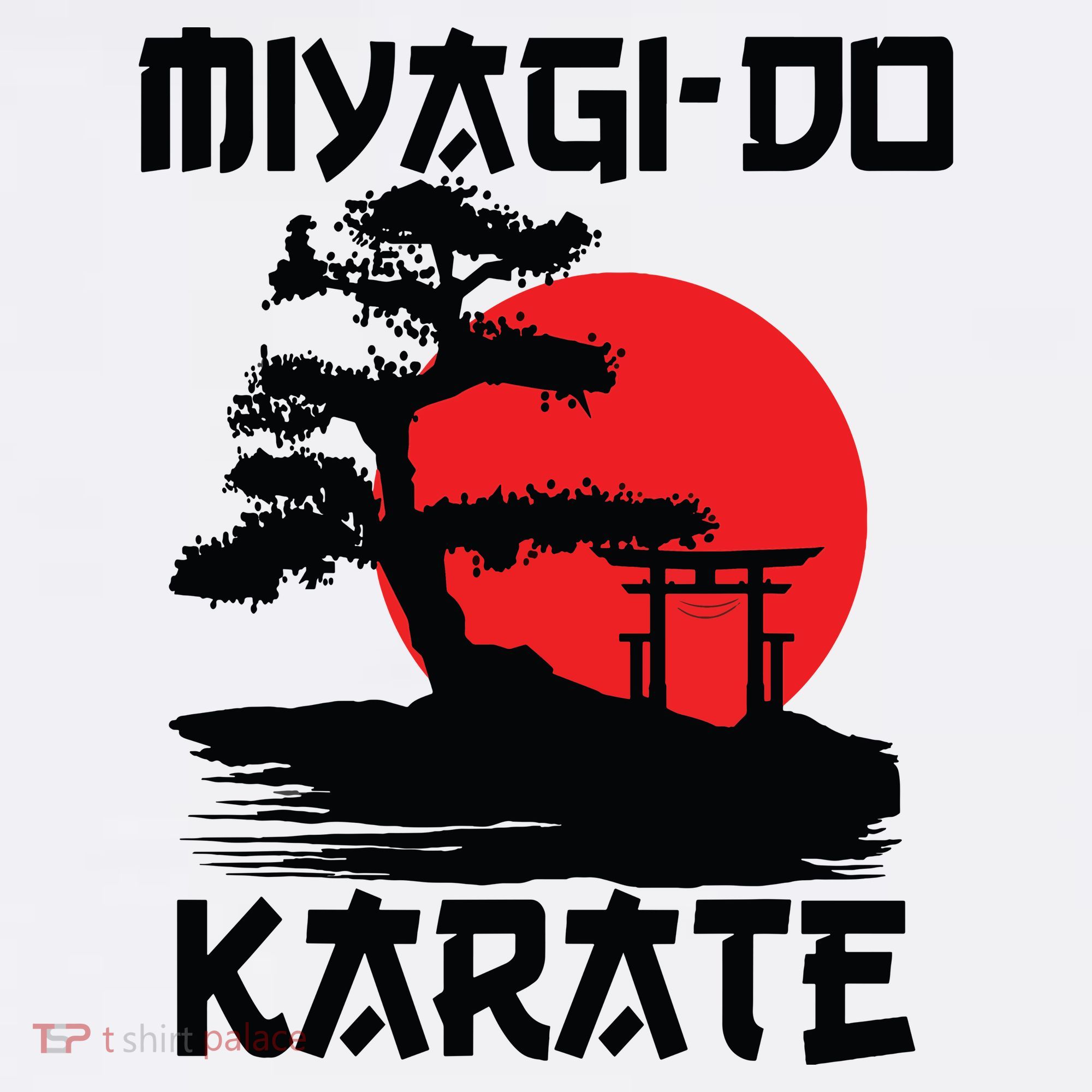 Retro Vintage Miyagi Do Karate Life Bonsai Martial Arts T-Shirt