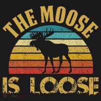 Retro Vintage Moose Is Loose T-Shirt thumb 7