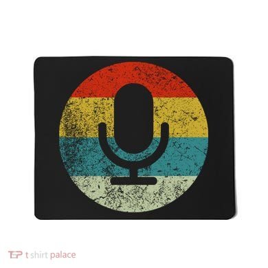 Retro Vintage Microphone Computer Icons Podcast Mousepad
