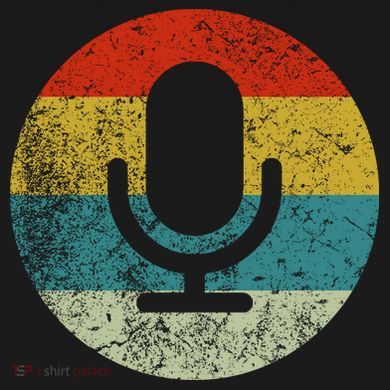 Retro Vintage Microphone Computer Icons Podcast Toddler Hoodie