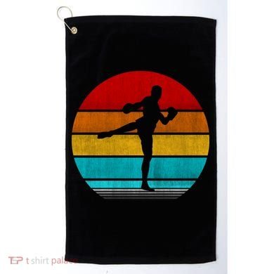 Retro Vintage Muay Thai Golf Towel