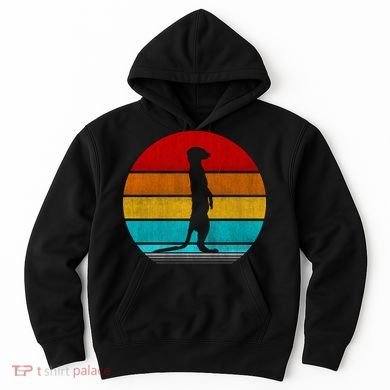 Retro Vintage Meerkat Hoodie
