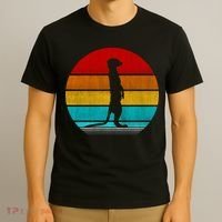 Retro Vintage Meerkat T-Shirt thumb 3