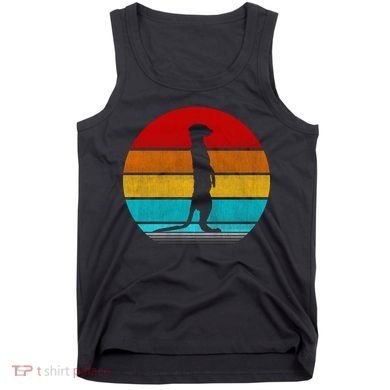 Retro Vintage Meerkat Tank Top