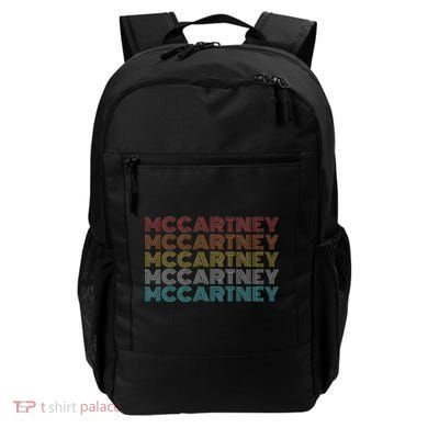 Retro Vintage McCartney name style  Backpack