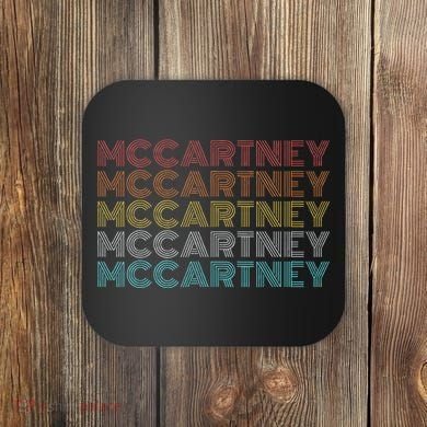 Retro Vintage McCartney name style  Coaster