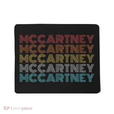 Retro Vintage McCartney name style  Mousepad