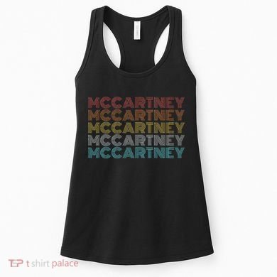 Retro Vintage McCartney name style  Women's Tank Top