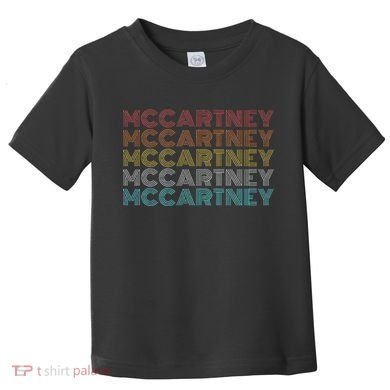 Retro Vintage McCartney name style  Toddler T-Shirt