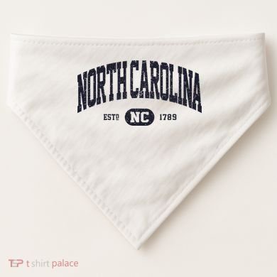 Retro Vintage North Carolina USA-Made Doggie Bandana