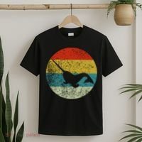 Retro Vintage Narwhal T-Shirt thumb 2