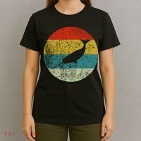 Retro Vintage Narwhal T-Shirt thumb 4