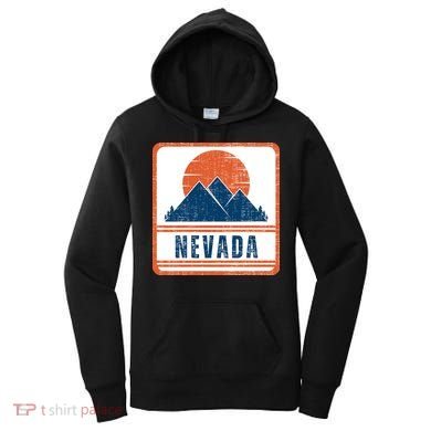 Retro Vintage Nevada USA Mountain Gift For Men Women's Hoodie