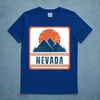 Retro Vintage Nevada USA Mountain Gift For Men T-Shirt thumb 5