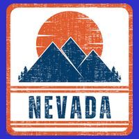 Retro Vintage Nevada USA Mountain Gift For Men T-Shirt thumb 7