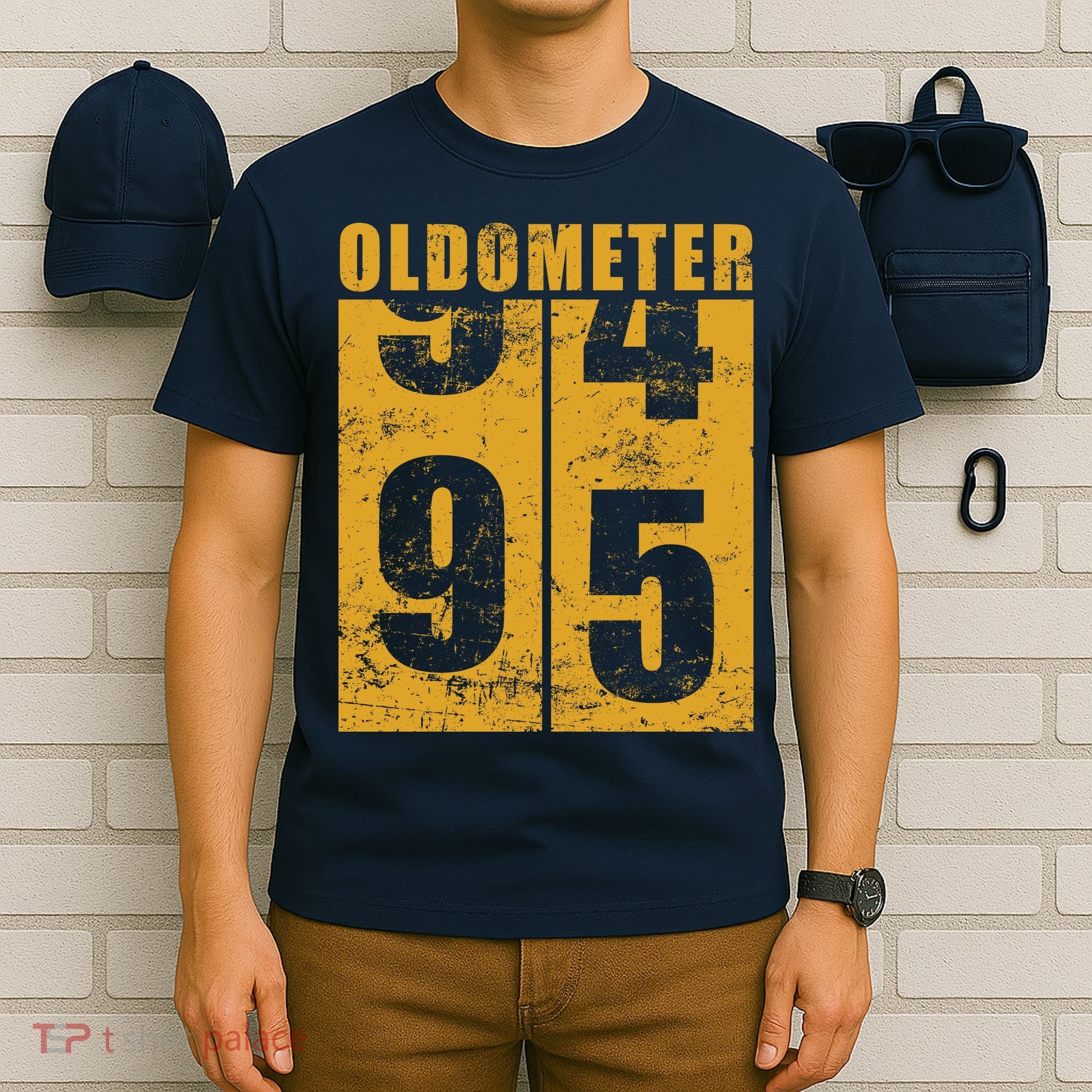 Retro Vintage Oldometer 95 Years Old T-Shirt