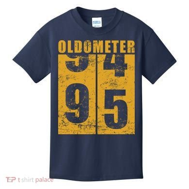 Retro Vintage Oldometer 95 Years Old Kids T-Shirt