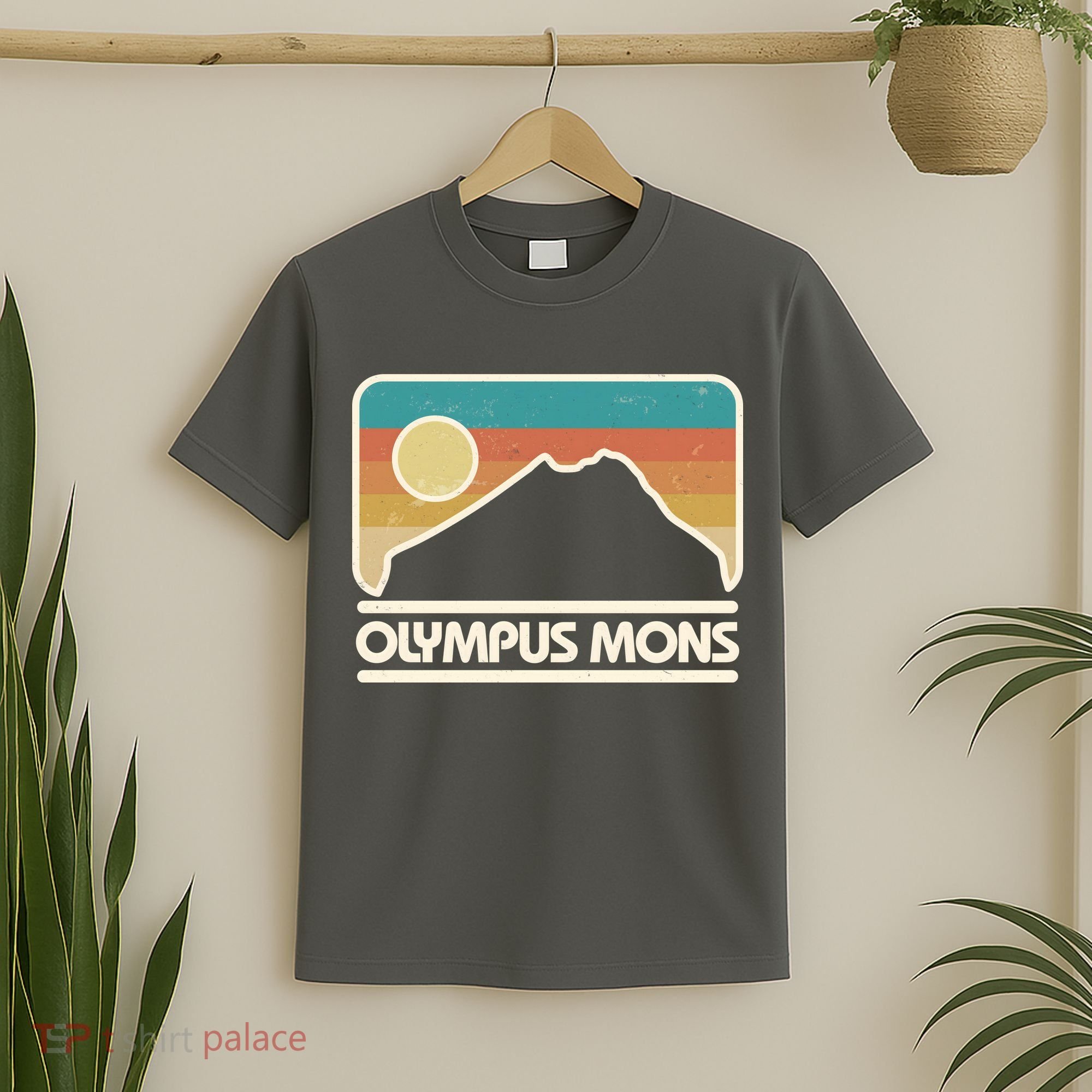 Retro Vintage Olympus Mons Mars Volcano T-Shirt