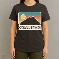 Retro Vintage Olympus Mons Mars Volcano T-Shirt thumb 4