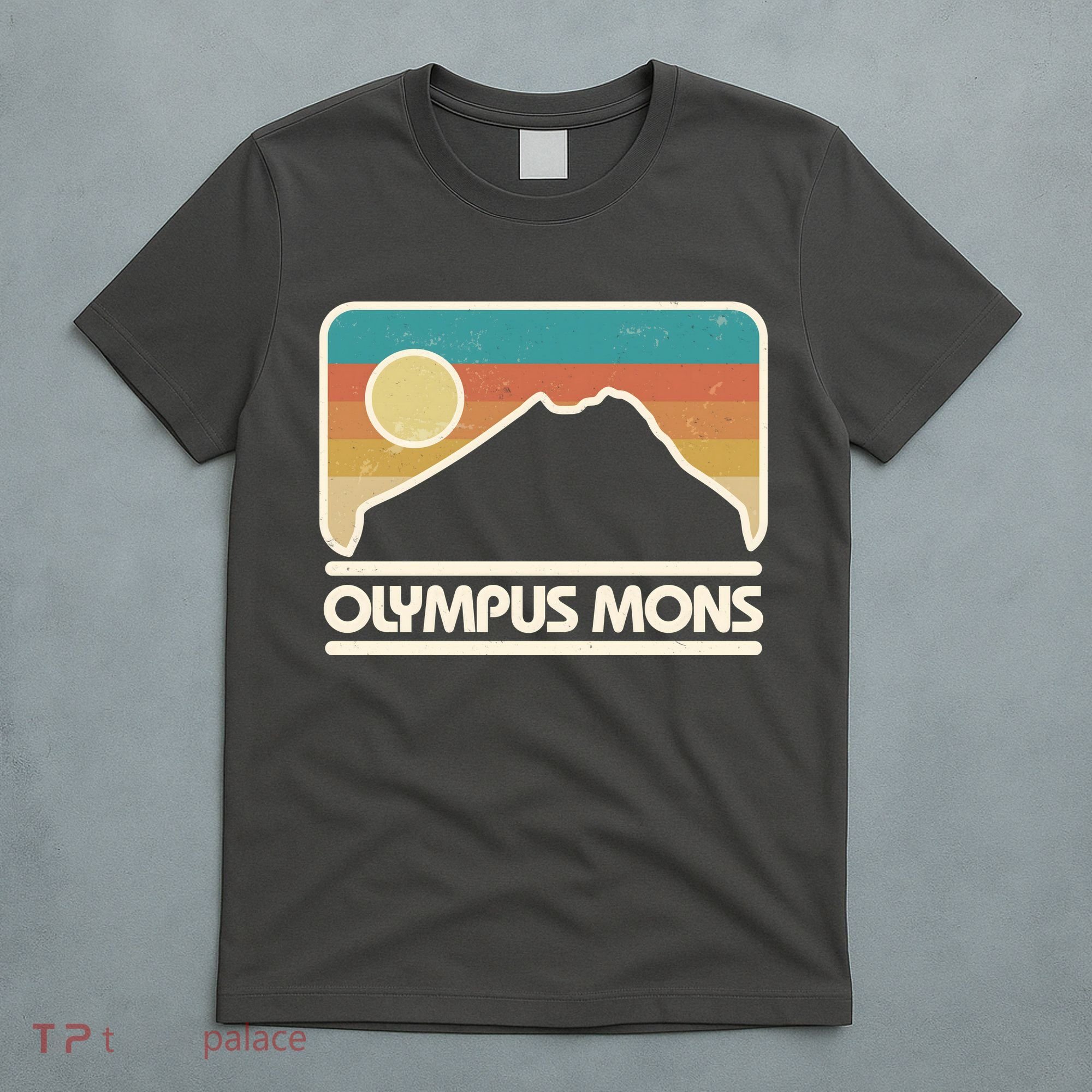 Retro Vintage Olympus Mons Mars Volcano T-Shirt