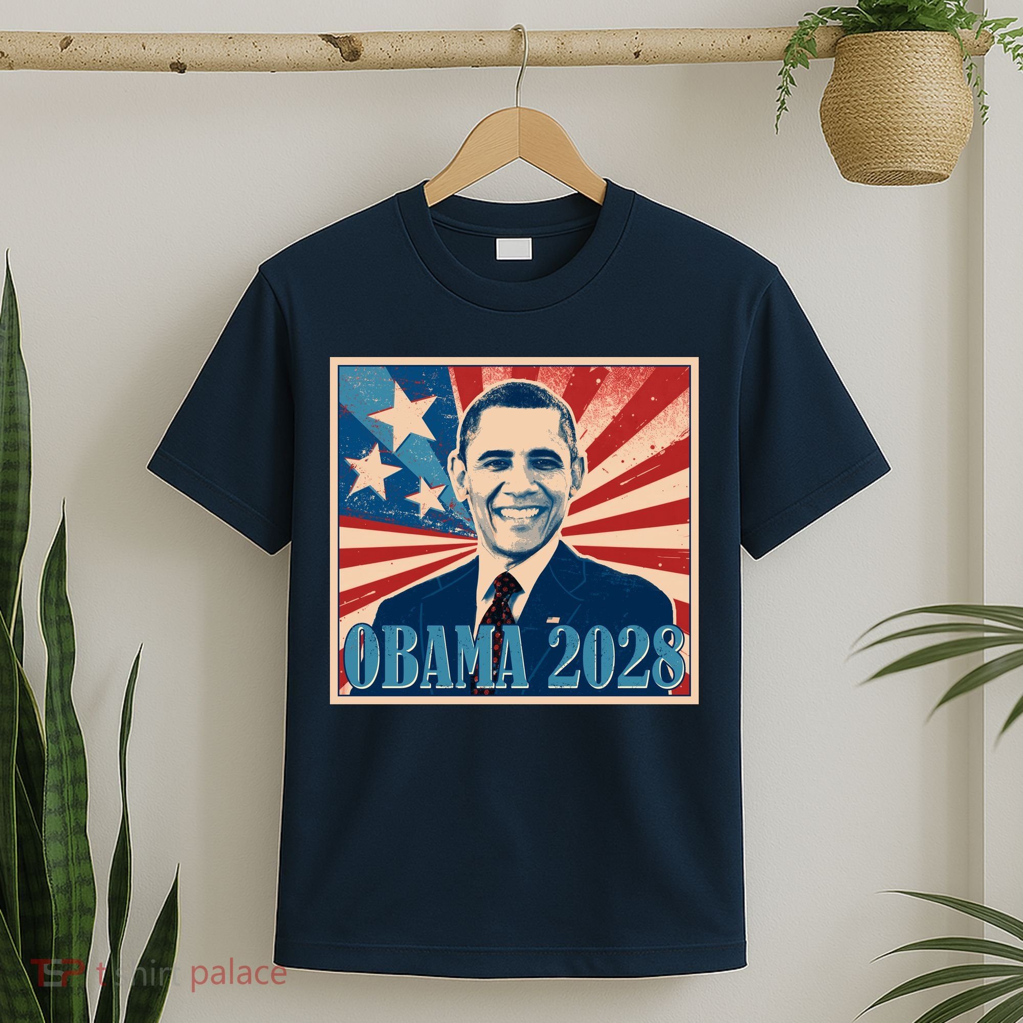Retro Vintage Obama 2028 T-Shirt