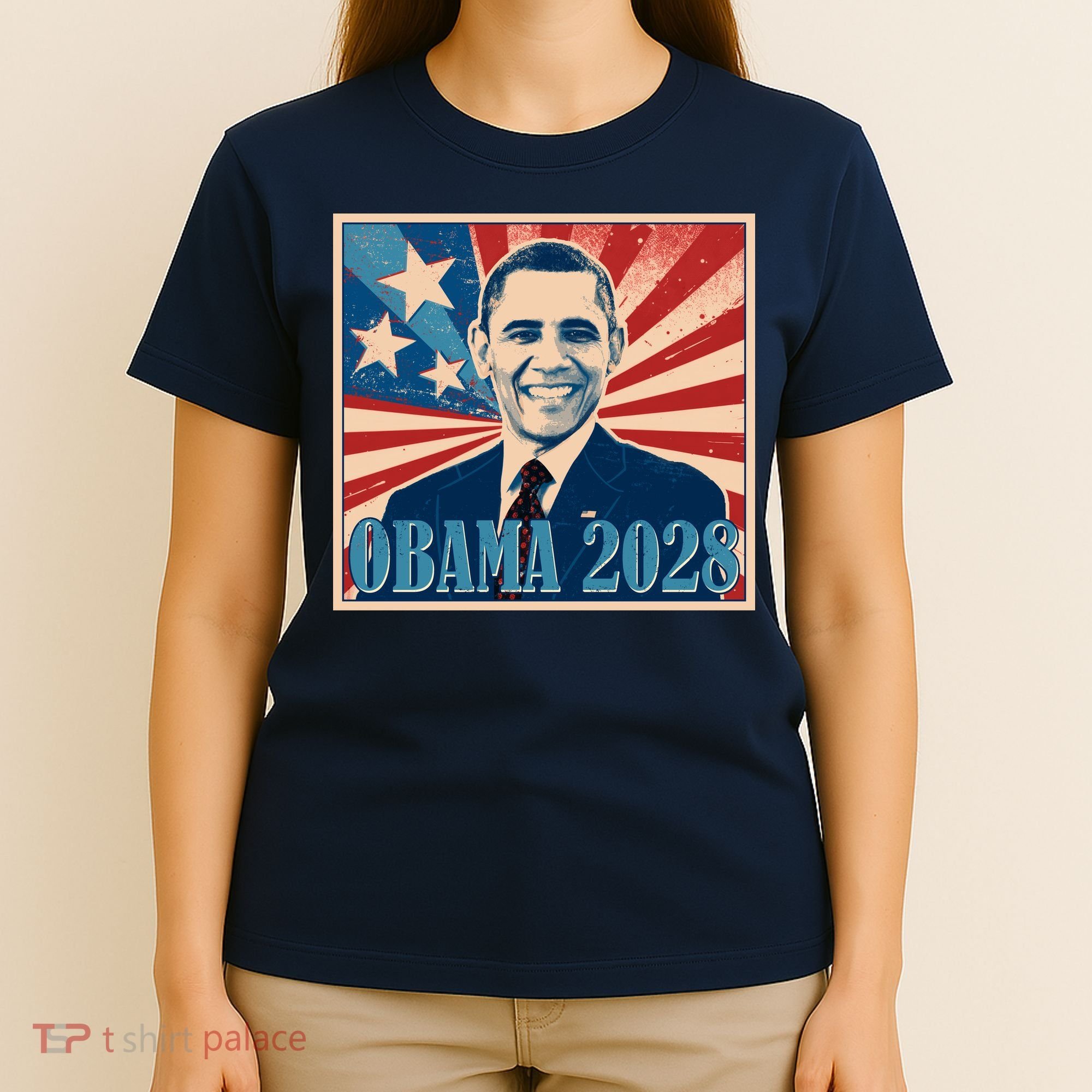 Retro Vintage Obama 2028 T-Shirt