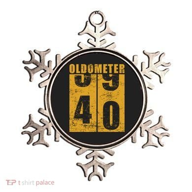 Retro Vintage Oldometer 40 Years Old Ornament