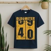 Retro Vintage Oldometer 40 Years Old T-Shirt thumb 2