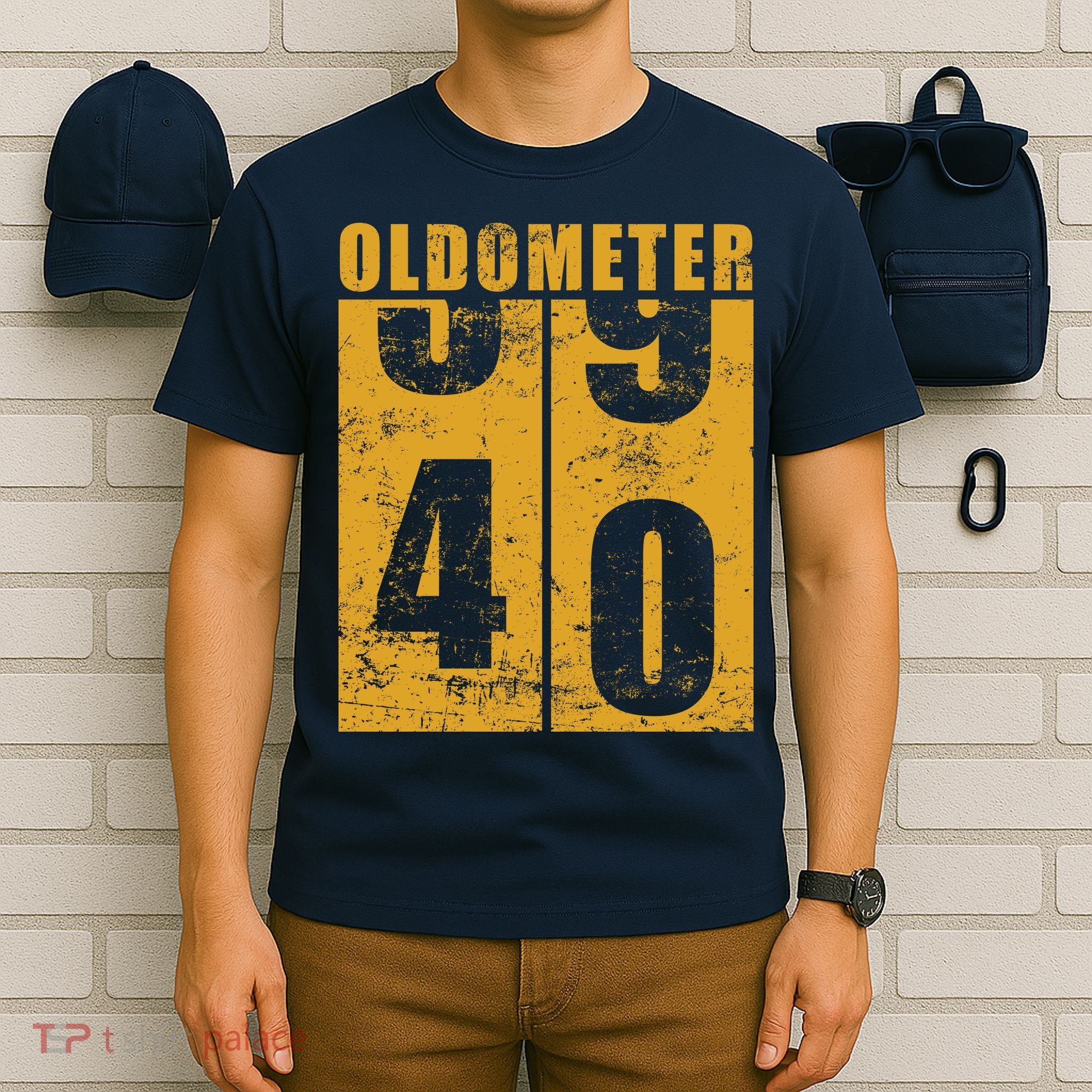 Retro Vintage Oldometer 40 Years Old T-Shirt